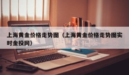 上海黄金价格走势图（上海黄金价格走势图实时金投网）